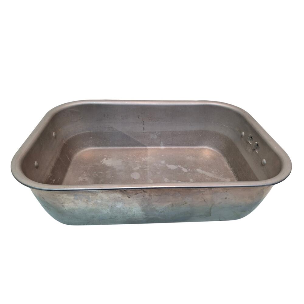Vintage Wear Ever No 818 Aluminum Double Handle Serving Tray Pan VG Condition